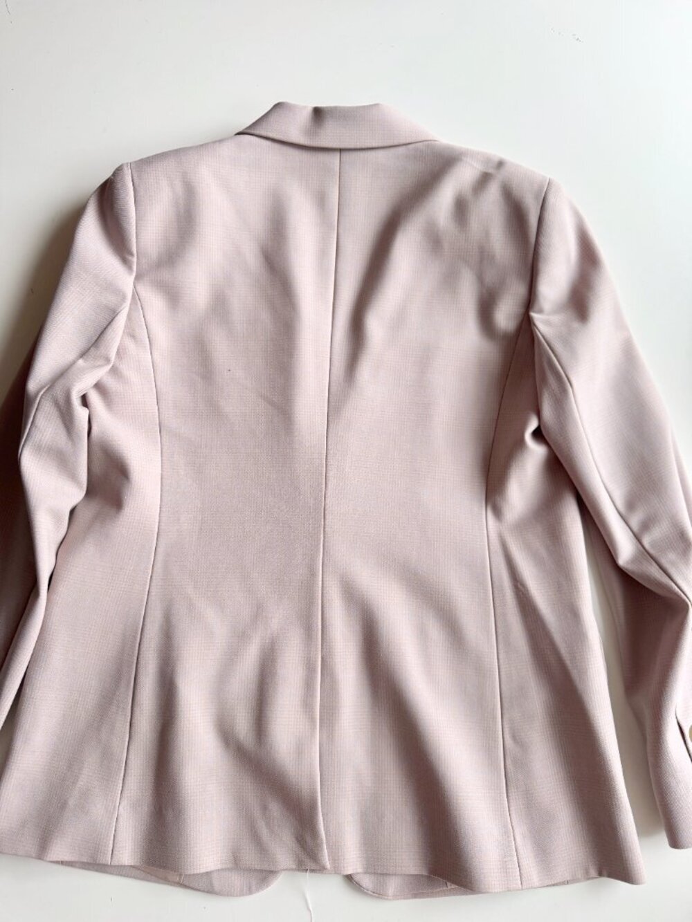 CLUB MONACO Borrem Pink Mauve Wool Blend Single Breasted Blazer, Size 12 - Picture 11 of 16